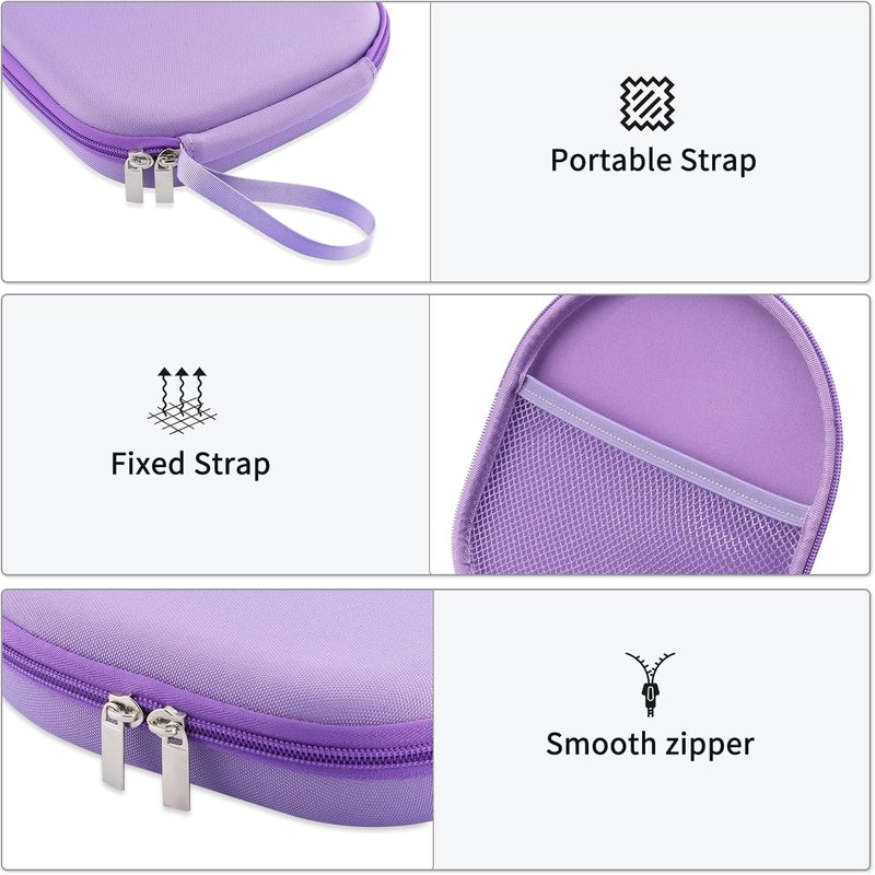 TYSORETY Case Compatible with Tune 520BT 510BT 720BT 770NC 670NC, Sony WH-CH720N WH-CH520 Noise Canceling Wireless Headphones, Portable Travel Headphone Case (Purple) - Image 3